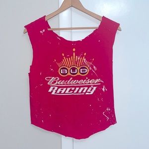 Vintage and Distressed Budweiser Tank